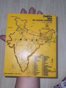 Stencil Omega India Map