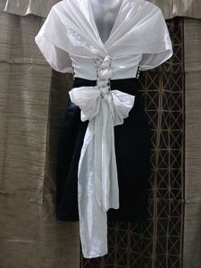 Black &amp; White Party Dress
