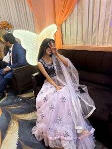 Beautiful Lavender Color Lehnga Choli