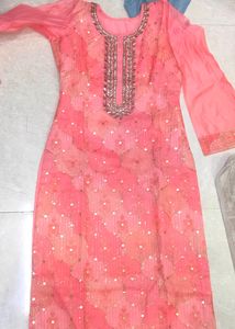 original pakistani pink suit