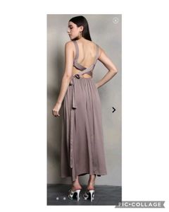 Shein Elegant Cutout Maxi Dress