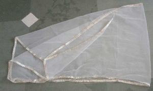 Elegant White &amp; Gold Dupatta