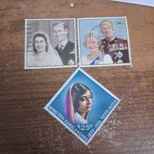 Set Of 3 Collectible Stamps