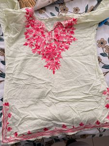 Embroidered Kurti for college wear