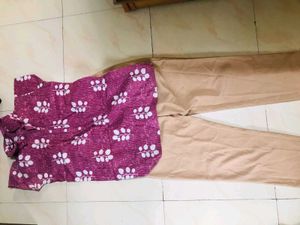 Elegant Kurta trouser Set