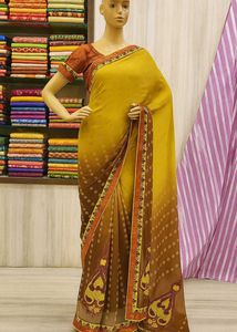 Elegant Yellow Saree