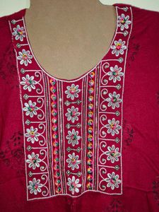 Red Kurta
