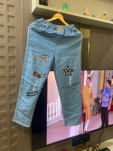 Embroidered Denim Jeans