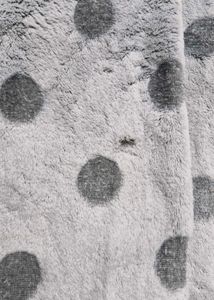 Cozy Gray Polka Dot Sweatshirt