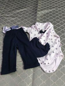 Nautical Baby Outfit - Adorable Anchor Set!
