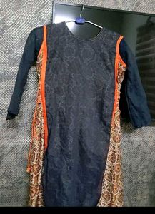 Partywear three layered dress