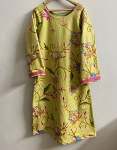 kashmiri Embroidered Kurta