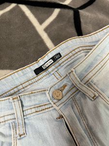 Light Wash Wide Leg Jeans