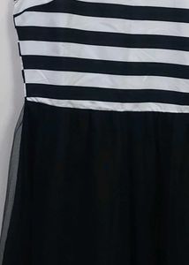 Striped Fit &amp; Flare Dress