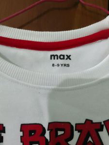 BEAUTIFUL WHITE MAX BRAND T SHIRT