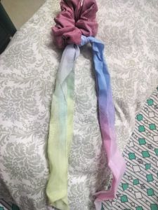 Scrunchies With A Ribbon (Home Made)