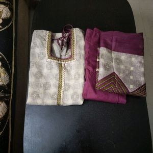Kurta Set With Bottom And Dupatta