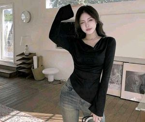 Asymmetrical Draped Top