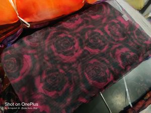 Digital Print Organza Fabric 55₹ Miter