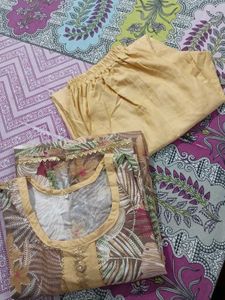 Floral Print Kurta