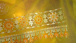 Light Yellowish Saree