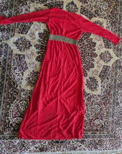 Red Net Dress