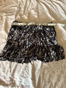 Beautiful Black And White Skirt