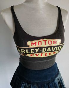Y2k Harley Davidson Crop Top