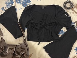 Black Long Sleeve Top