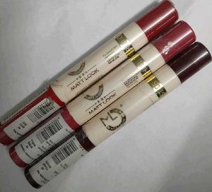 Combo Of 3 MATTLOOK LIPSTICKS