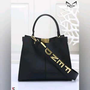 FENDI PEEKABOO TOTE BAG* TWIST LOCK BUCKET BAG*