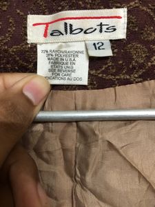 Talbcts Brown Printed Vest
