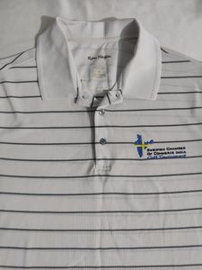 Blue Track Pant With White T Shirt