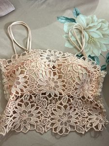 Pink Brallete Top