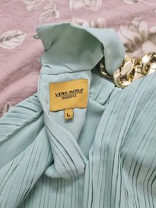 Mint Green Chain Halter Top