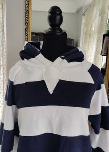 Striped Hoodie Dress