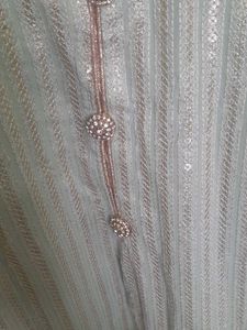 A Shiffon Kurta Suit With Bottom