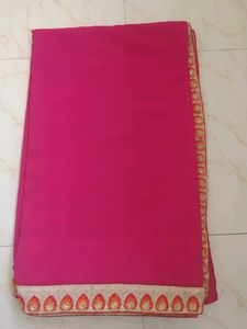 Elegant Pink Saree