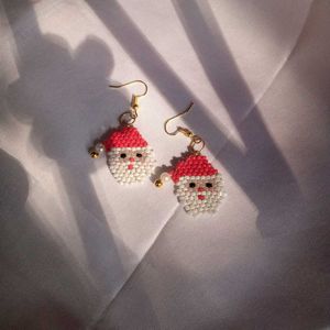 Santa Earrings