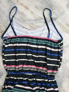 🍭Striped Sleeveless Jumpsuit