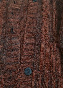 Brown Knit Cardigan