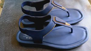 Navy Blue Sandals