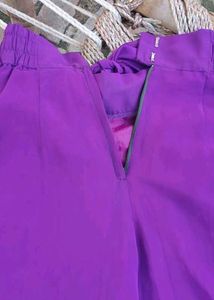Purple Palazzo Pants