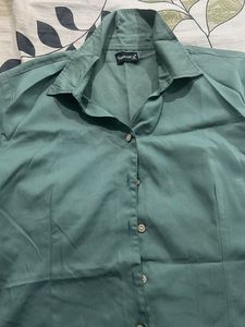 Forever 21 Green Button-Down