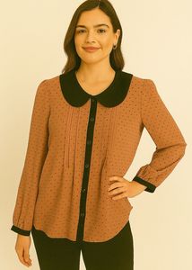 Polka Dot (Heart Shaped)  Blouse