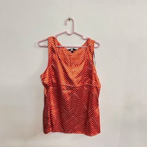 Satin Sleeveless Tank Top