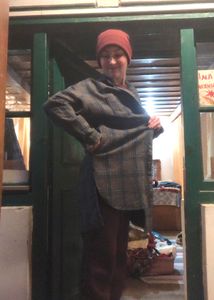 Oversized Plaid long Shirt - Shaket