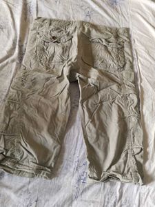 Khaki Cargo Shorts