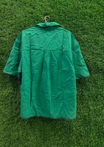 Green Zara Short Sleeve Shirt (Women's)
