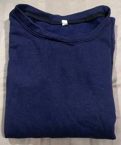 Navy Blue Crewneck Sweatshirt